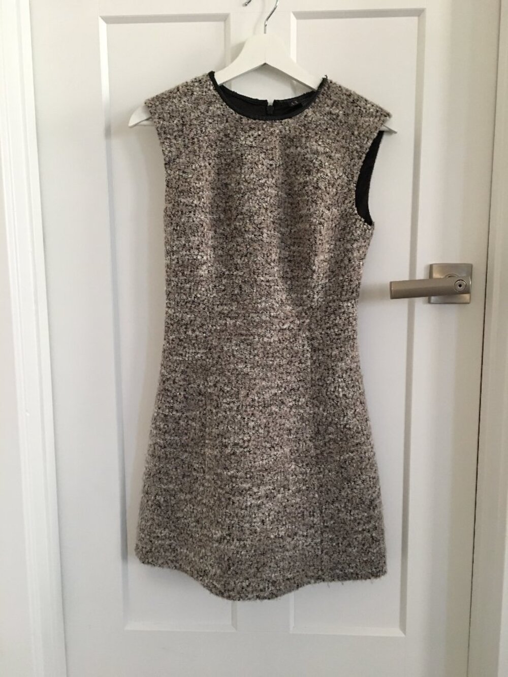 Armani Exchange Wool Blend Shift Dress 0